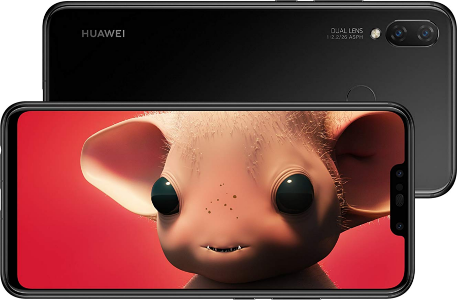 Huawei P Smart+ Schwarz Front Hinten